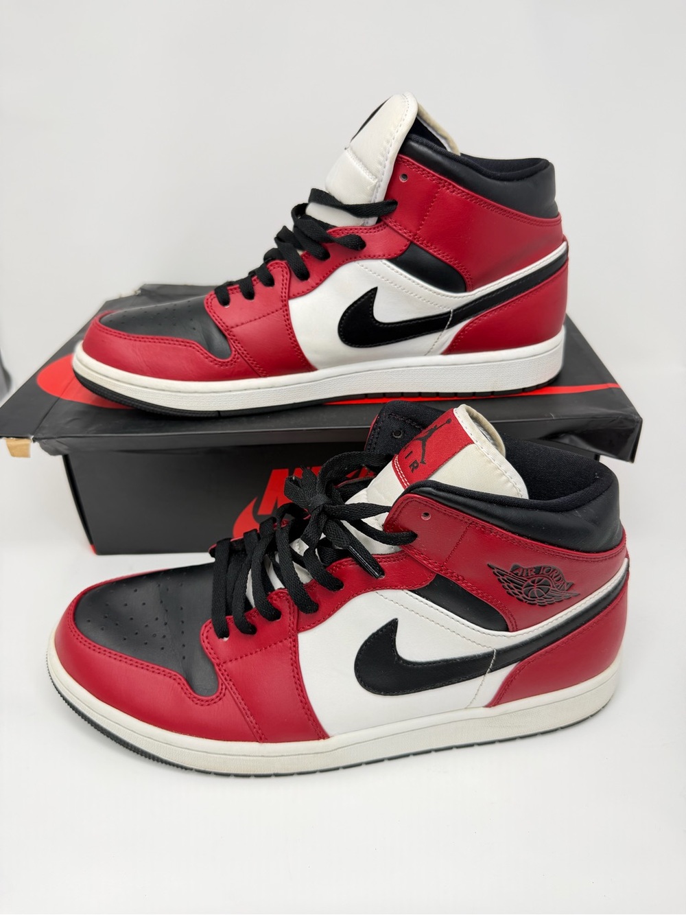 Nike Red/White/Black High-Top Sneakers